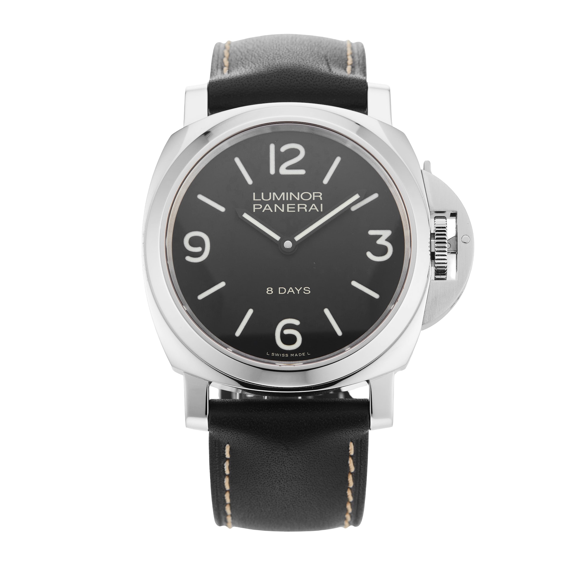 Pre-Owned Panerai Luminor Base 8 Days 44mm Stainless Steel