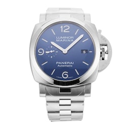 408001105490 - Luminor Marina Specchio Blu 44mm Stainless Steel