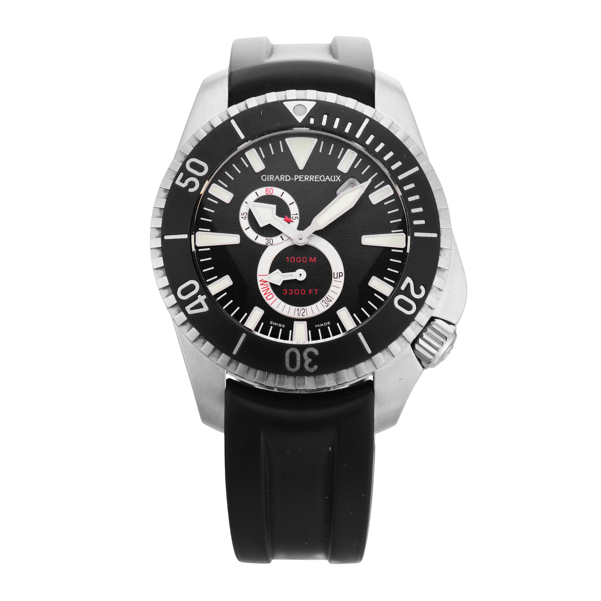 Pre-Owned Girard Perregaux Sea Hawk Pro 44mm Stainless Steel Pre-Owned Girard Perregaux Sea Hawk Pro 44mm Stainless Steel