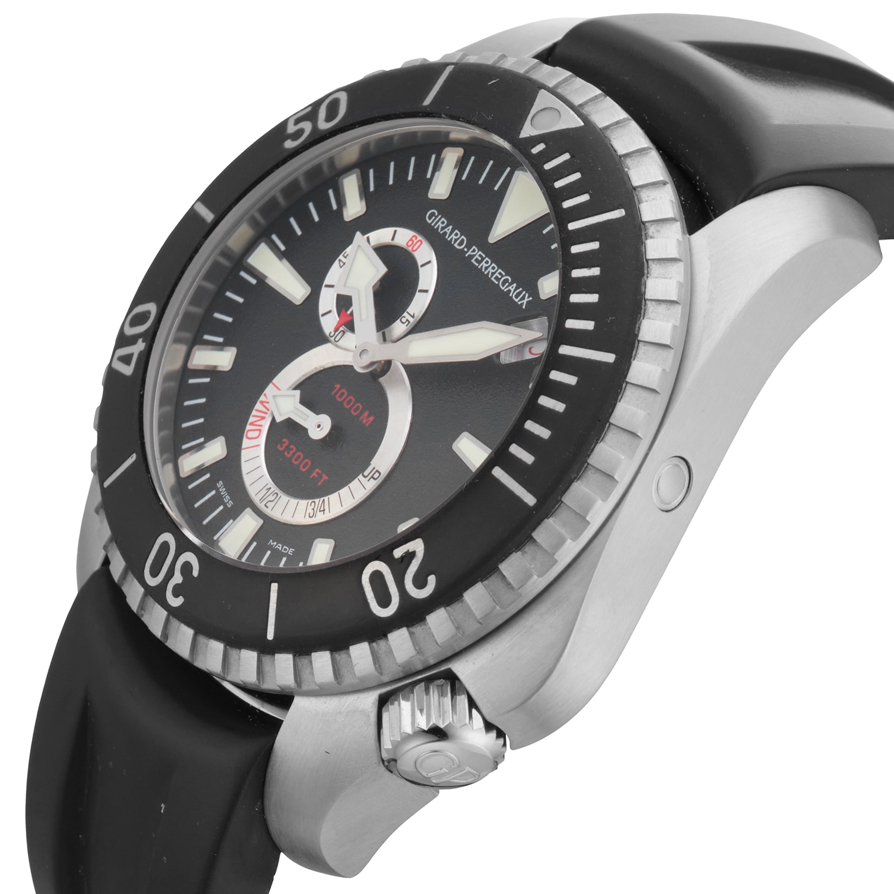 Pre-Owned Girard Perregaux Sea Hawk Pro 44mm Stainless Steel Pre-Owned Girard Perregaux Sea Hawk Pro 44mm Stainless Steel