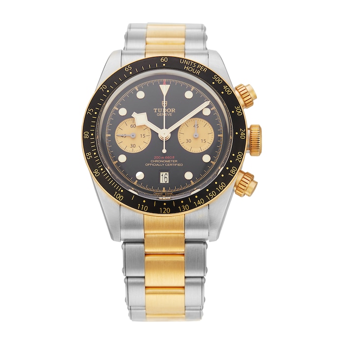 Pre-Owned Tudor Black Bay Chrono S&G 41mm Stainless Steel and Yellow Gold m79363n-0001