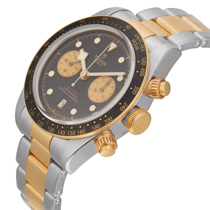 Pre-Owned Tudor Black Bay Chrono S&G 41mm Stainless Steel and Yellow Gold m79363n-0001
