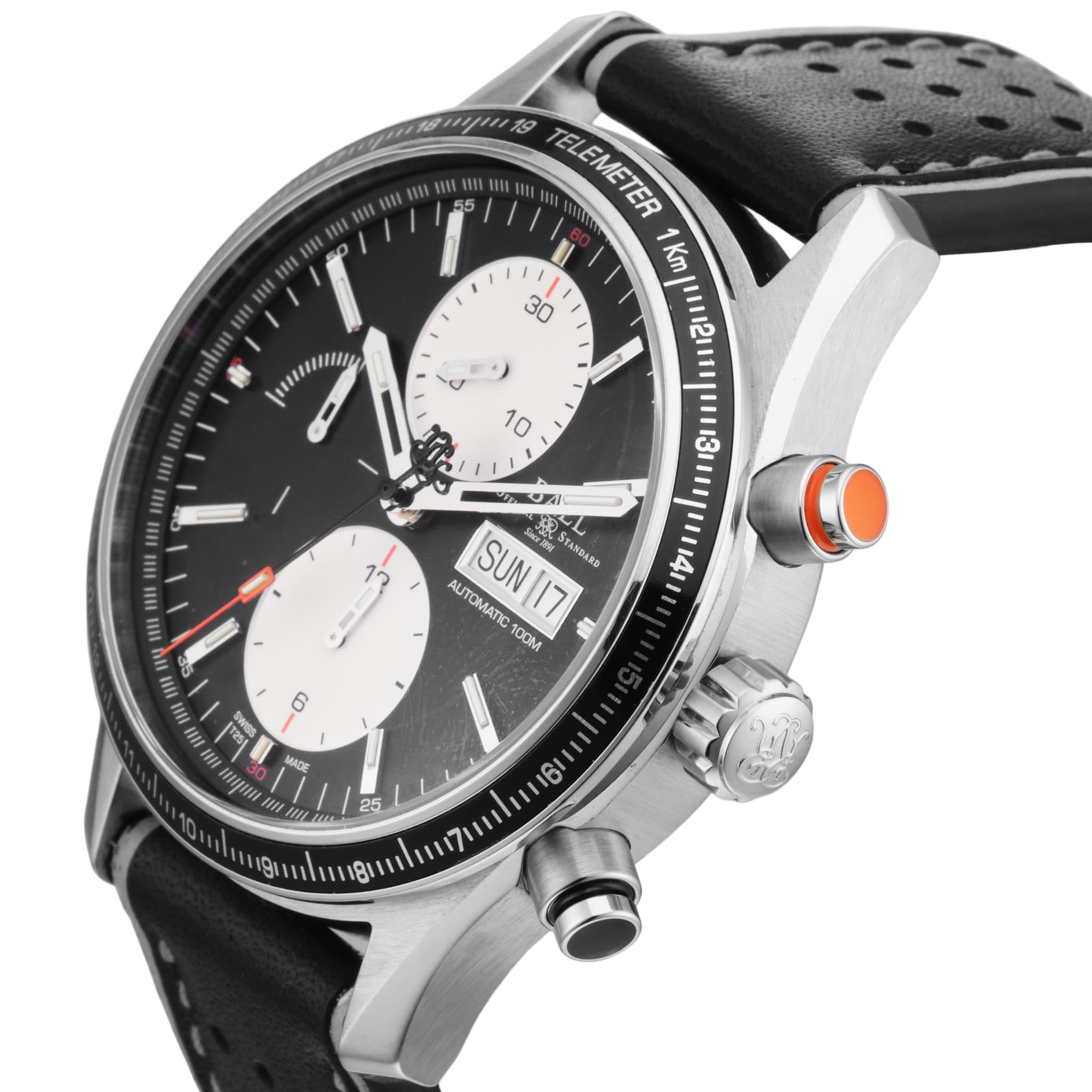 Pre-Owned Ball Fireman Storm Chaser Pro 42mm Stainless Steel