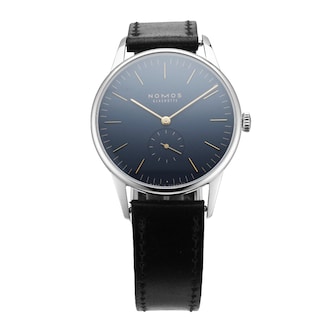 Pre-Owned NOMOS Glashutte Nomos Glashutte Orion Midnight Blue 38mm Stainless Steel Pre-Owned NOMOS Glashutte Nomos Glashutte Orion Midnight Blue 38mm Stainless Steel
