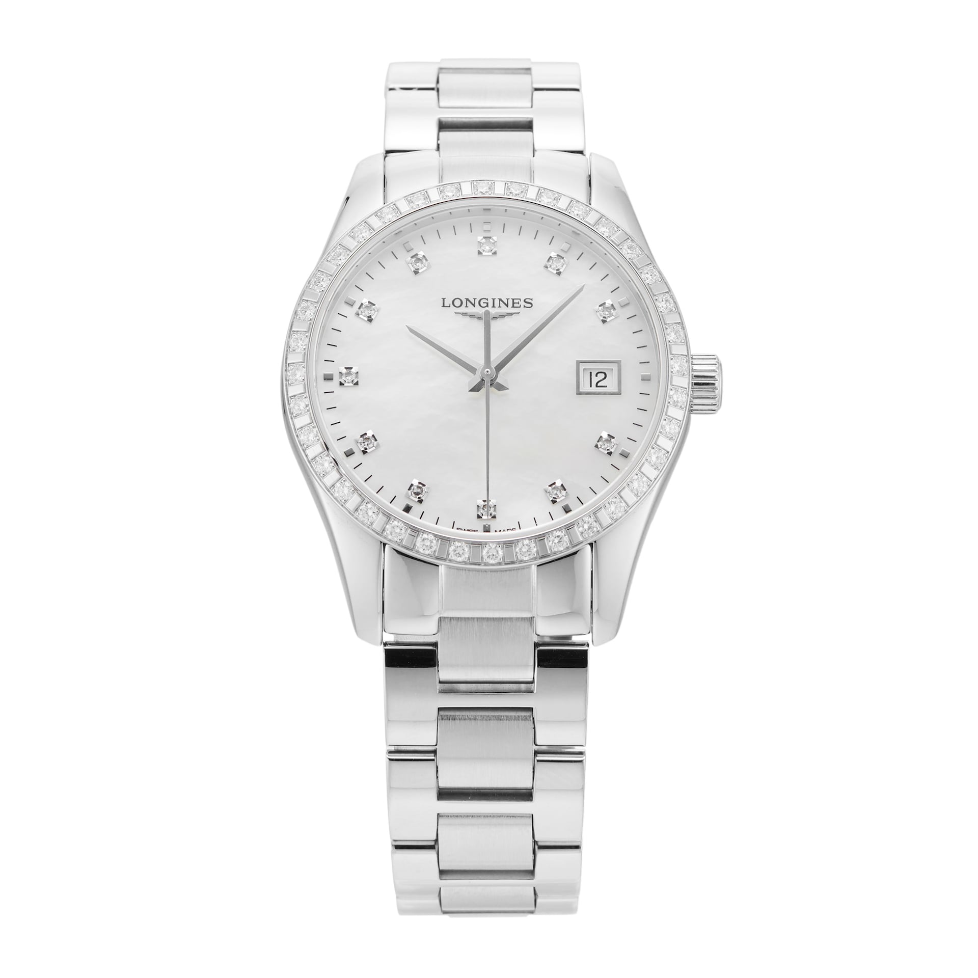 Pre-Owned Longines Conquest Classic 34MM Stainless Steel