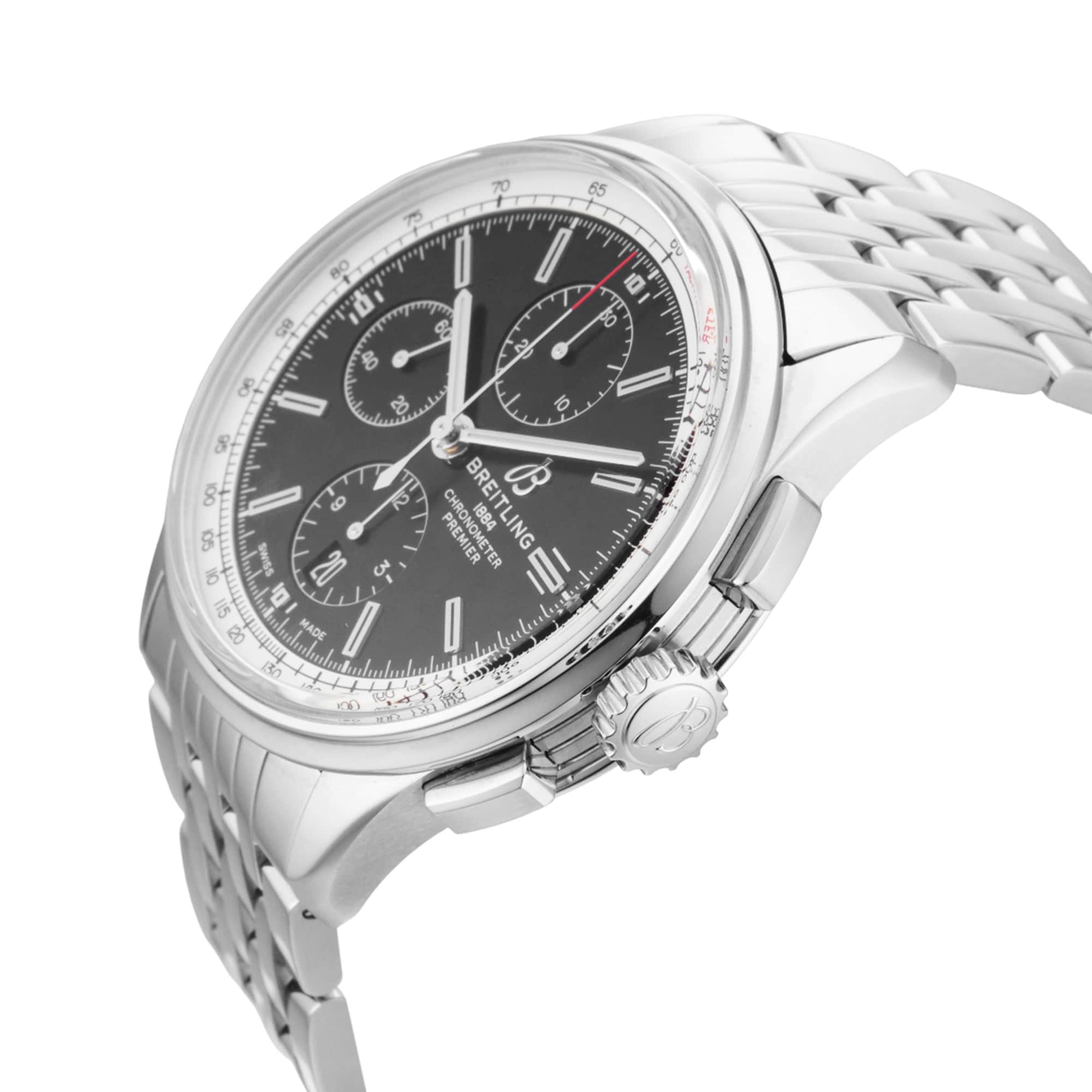Pre-Owned Breitling Premier Chronograph  42mm Stainless Steel A13315351B1A1