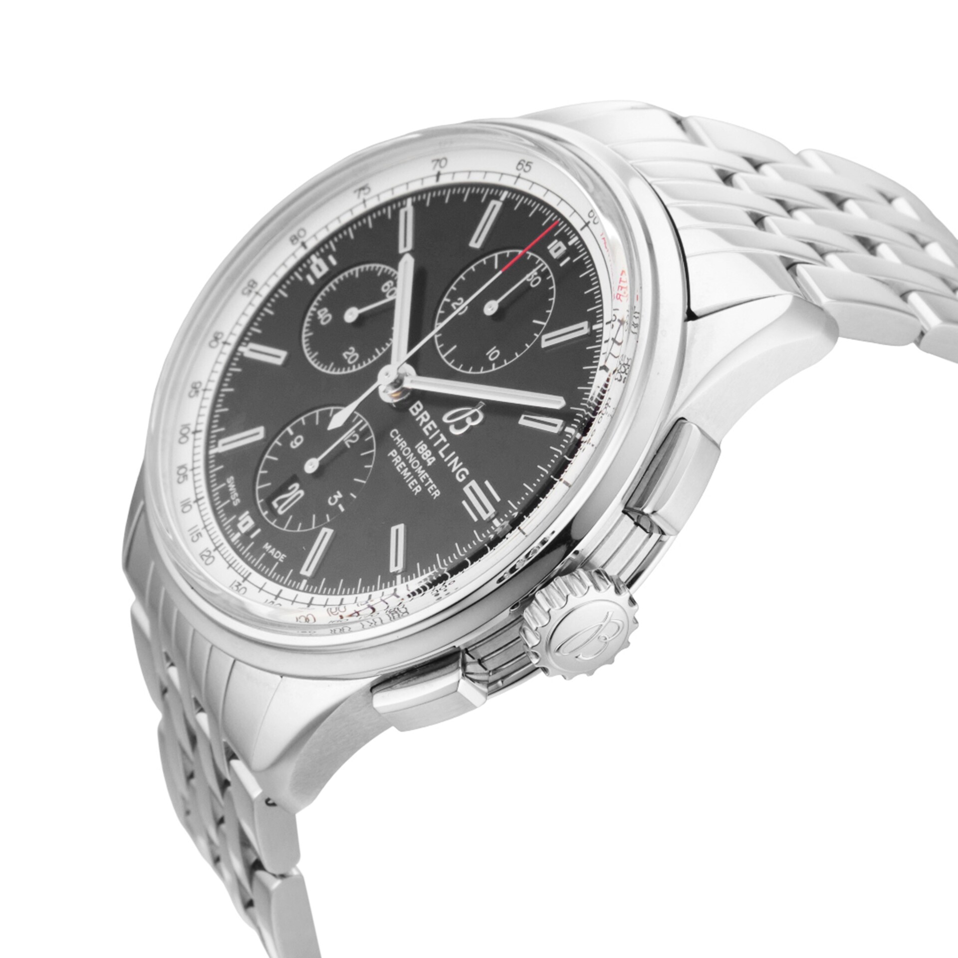 Pre-Owned Breitling Premier Chronograph  42mm Stainless Steel A13315351B1A1