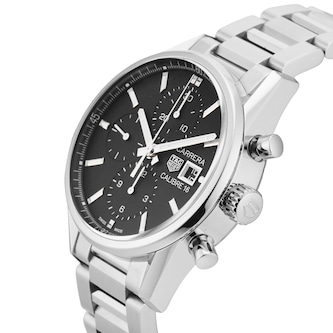 Pre-Owned TAG Heuer Carrera Chronograph 41mm Stainless Steel Pre-Owned TAG Heuer Carrera Chronograph 41mm Stainless Steel