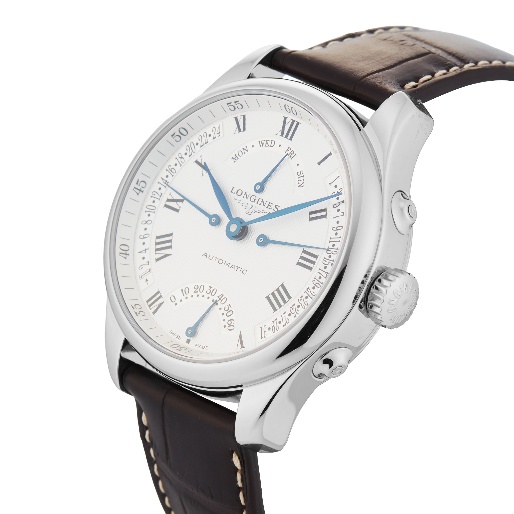 Pre-Owned Longines Master Retrograde Seconds 41mm Stainless Steel