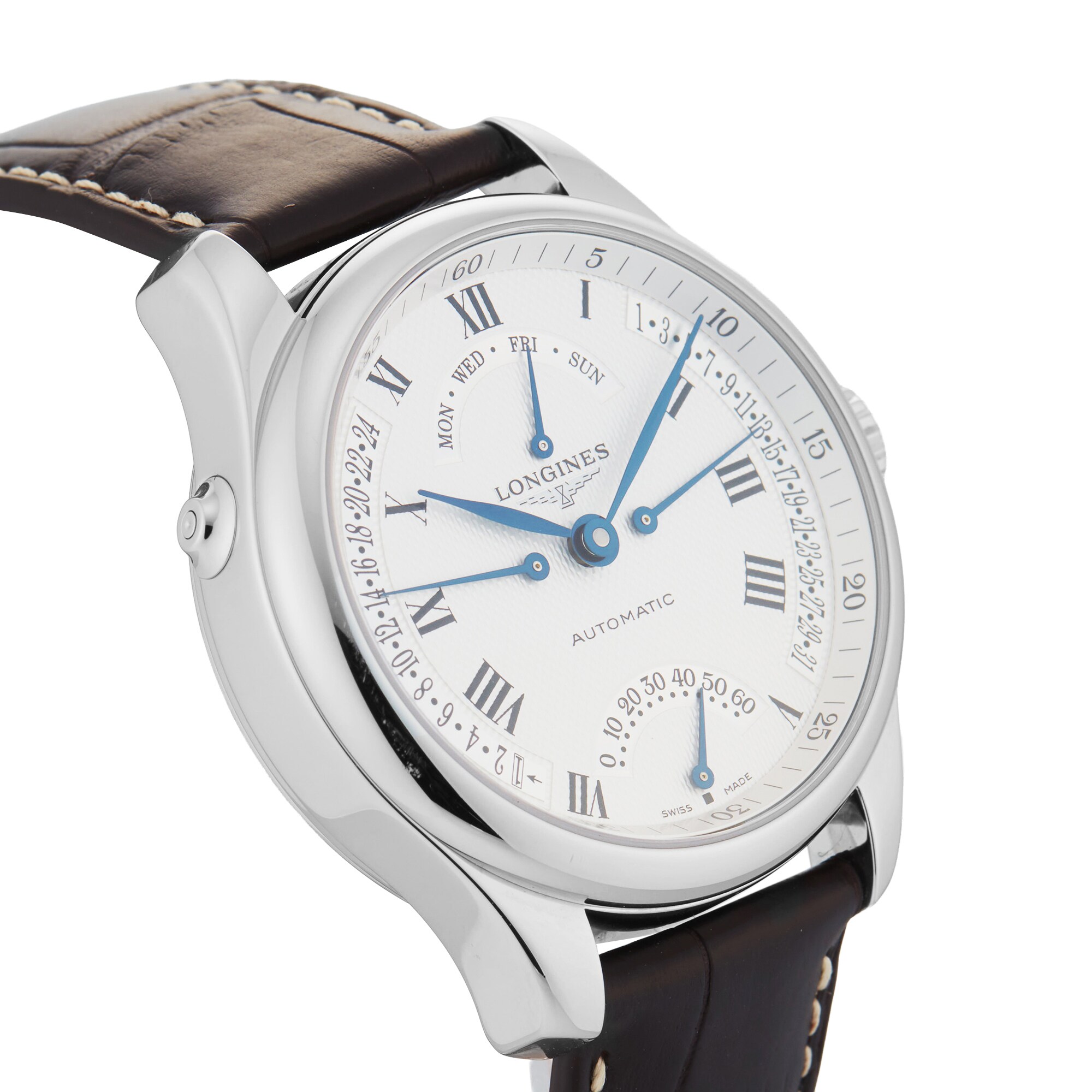 Pre-Owned Longines Master Retrograde Seconds 41mm Stainless Steel Pre-Owned Longines Master Retrograde Seconds 41mm Stainless Steel