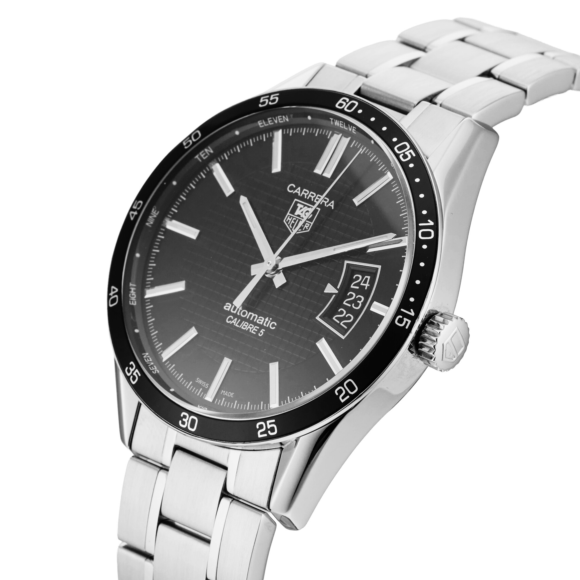 Pre-Owned TAG Heuer Carrera Calibre 5 39mm Stainless Steel