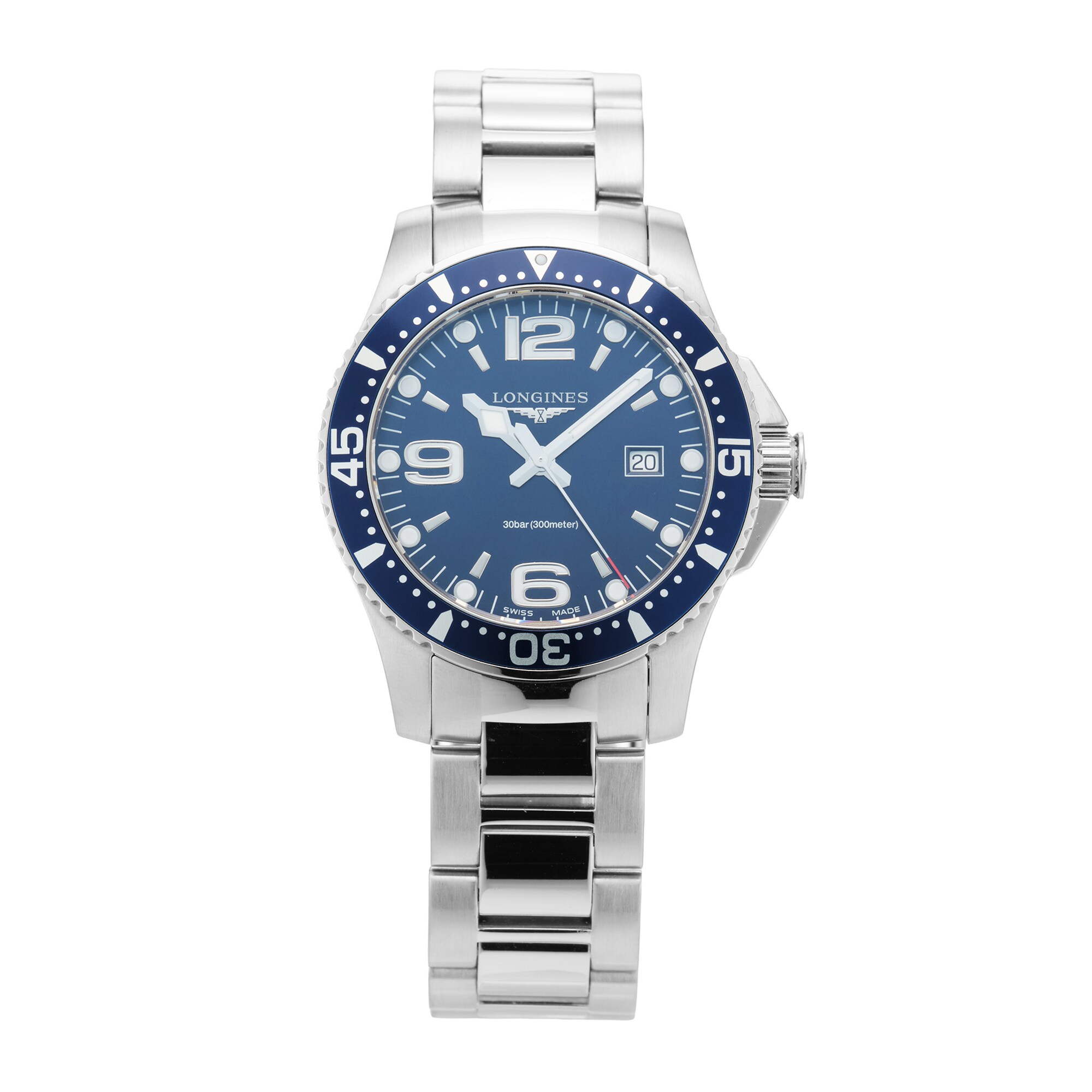 Pre-Owned Longines Hydroconquest Quartz 39mm Stainless Steel Pre-Owned Longines Hydroconquest Quartz 39mm Stainless Steel