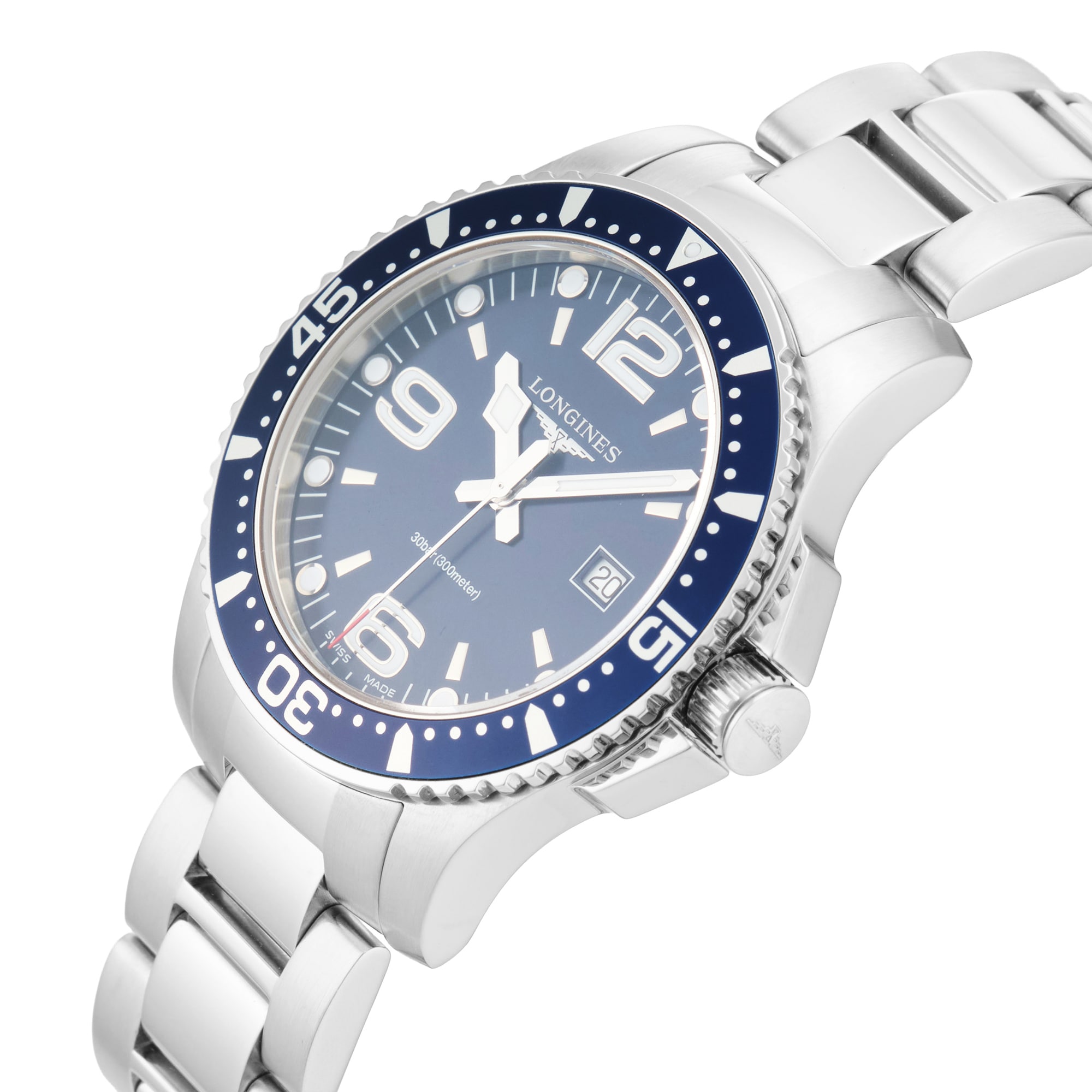 Pre-Owned Longines Hydroconquest Quartz 39mm Stainless Steel