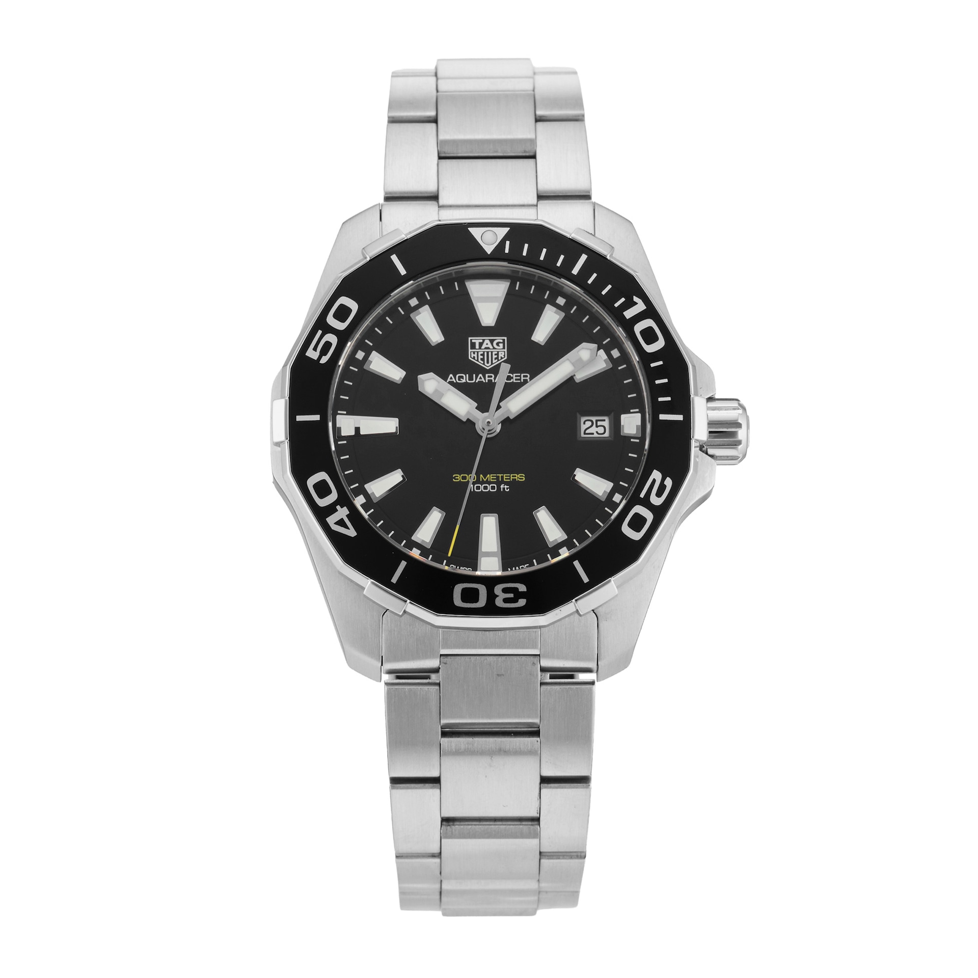 Pre-Owned TAG Heuer Aquaracer 41mm Stainless Steel Pre-Owned TAG Heuer Aquaracer 41mm Stainless Steel