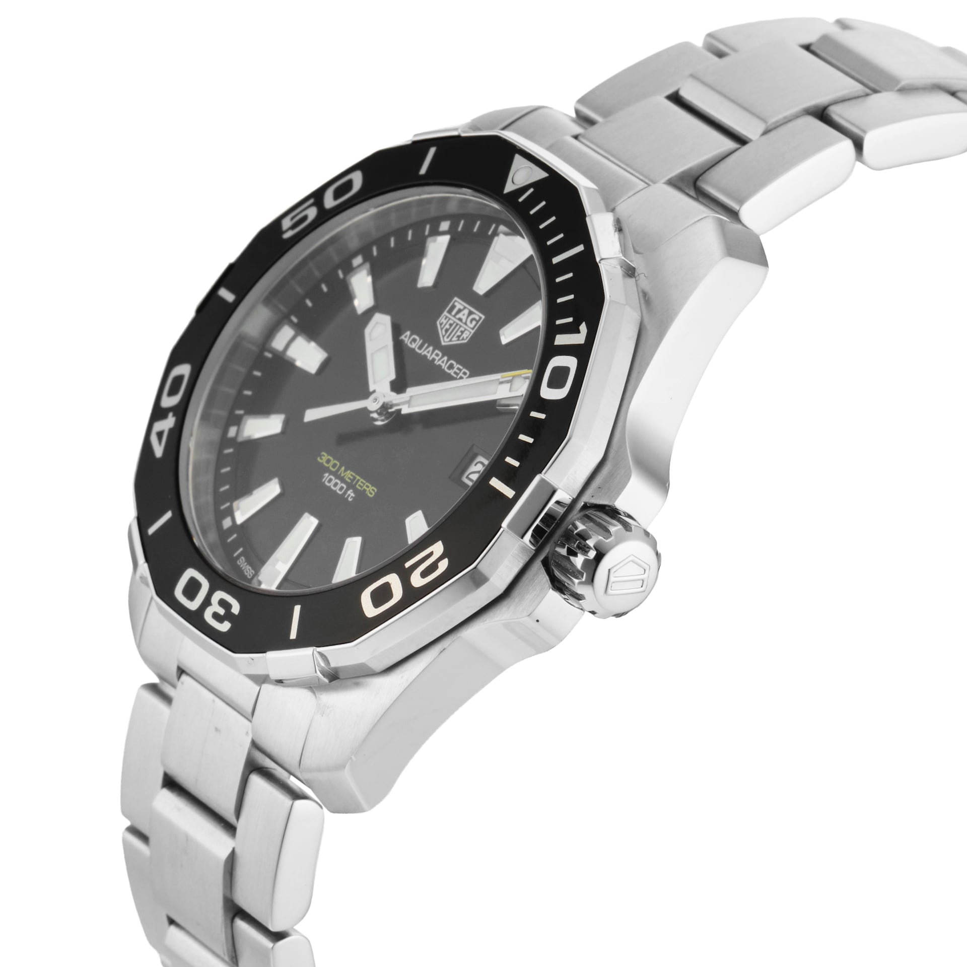 Pre-Owned TAG Heuer Aquaracer 41mm Stainless Steel Pre-Owned TAG Heuer Aquaracer 41mm Stainless Steel