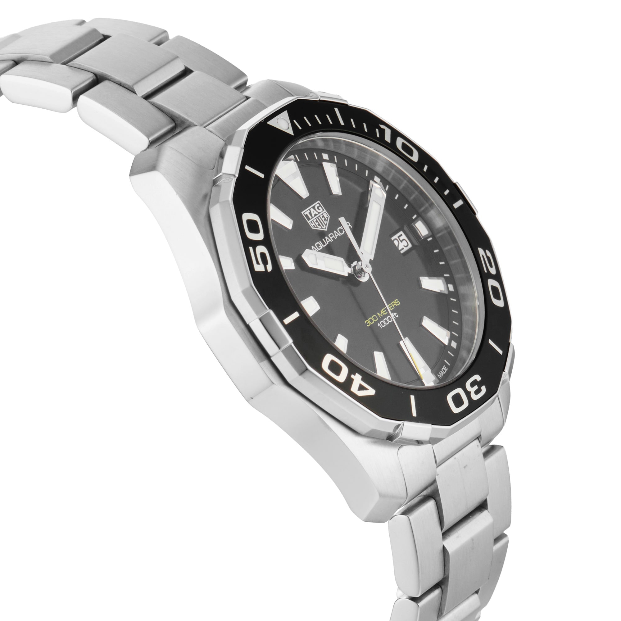Pre-Owned TAG Heuer Aquaracer 41mm Stainless Steel Pre-Owned TAG Heuer Aquaracer 41mm Stainless Steel