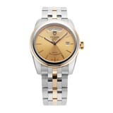 Pre-Owned Tudor Glamour Date Stainless Steel and Yellow Gold 39mm