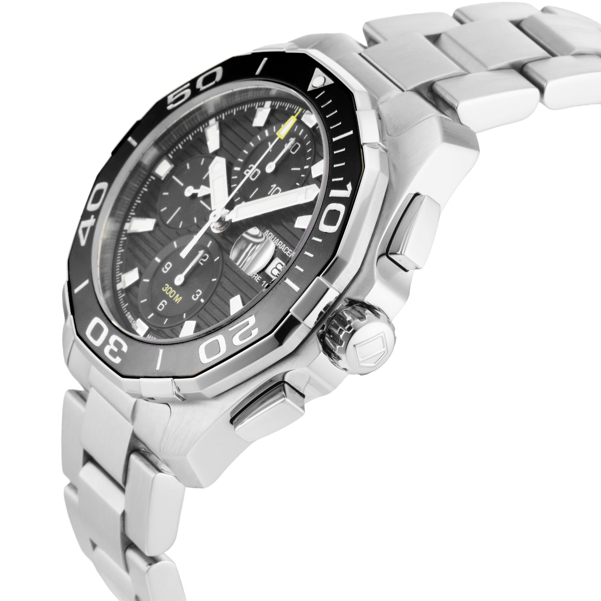 Pre-Owned TAG Heuer Pre-Owned TAG Heuer Aquaracer 43mm Stainless Steel CAY211A.BA0927 Pre-Owned TAG Heuer Pre-Owned TAG Heuer Aquaracer 43mm Stainless Steel CAY211A.BA0927