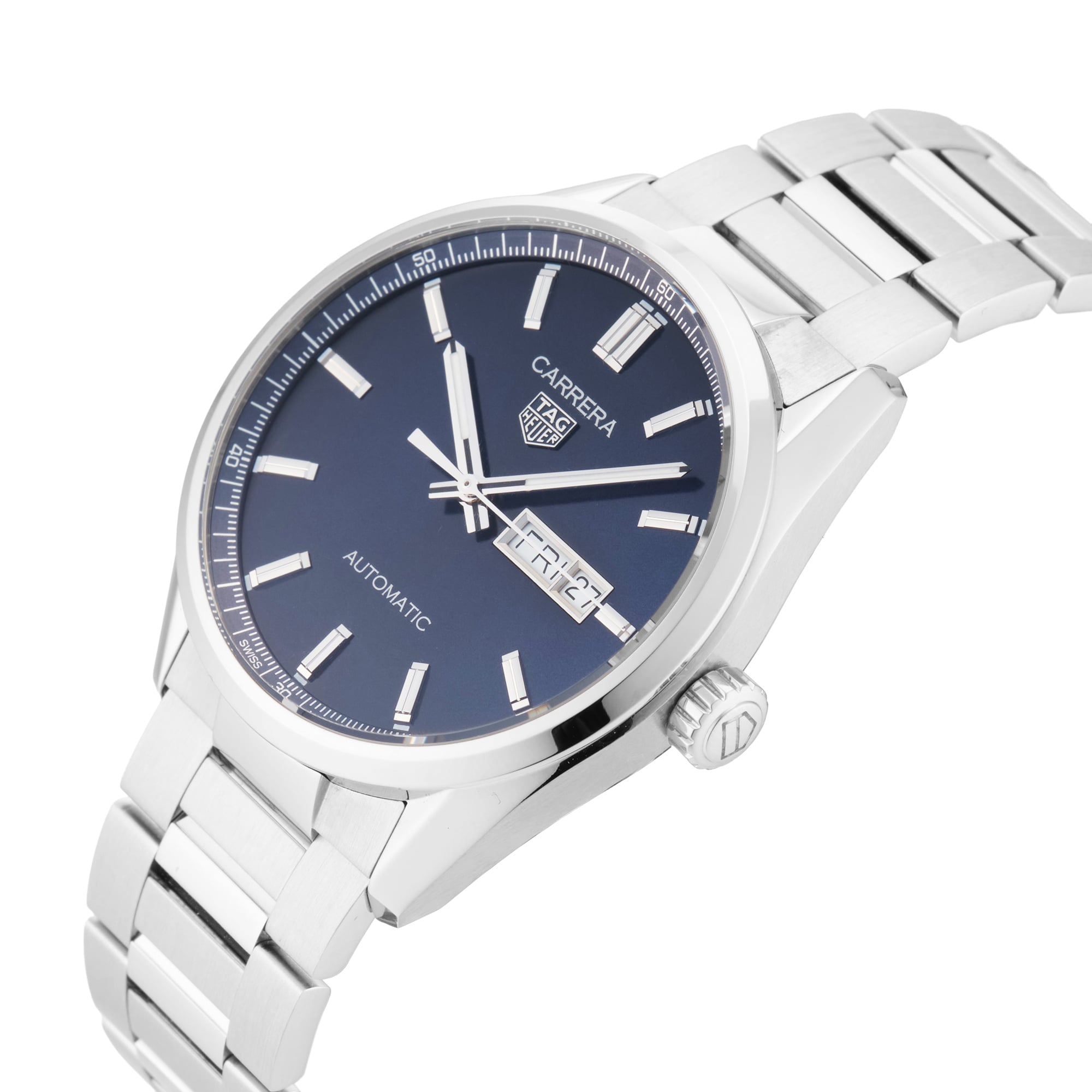 Pre-Owned TAG Heuer Carrera Day-Date 41mm Stainless Steel