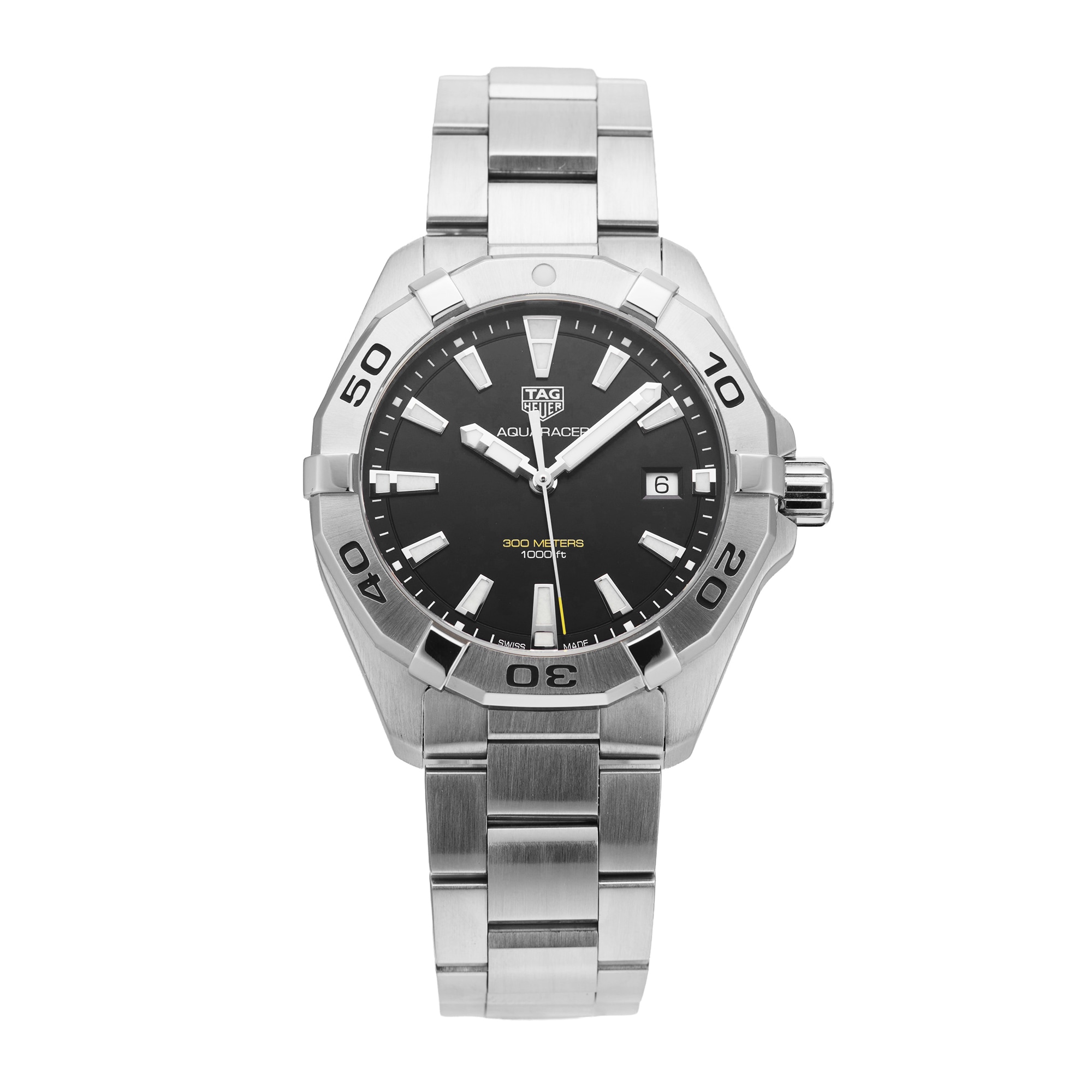 Pre-Owned TAG Heuer Aquaracer 41mm Stainless Steel Pre-Owned TAG Heuer Aquaracer 41mm Stainless Steel