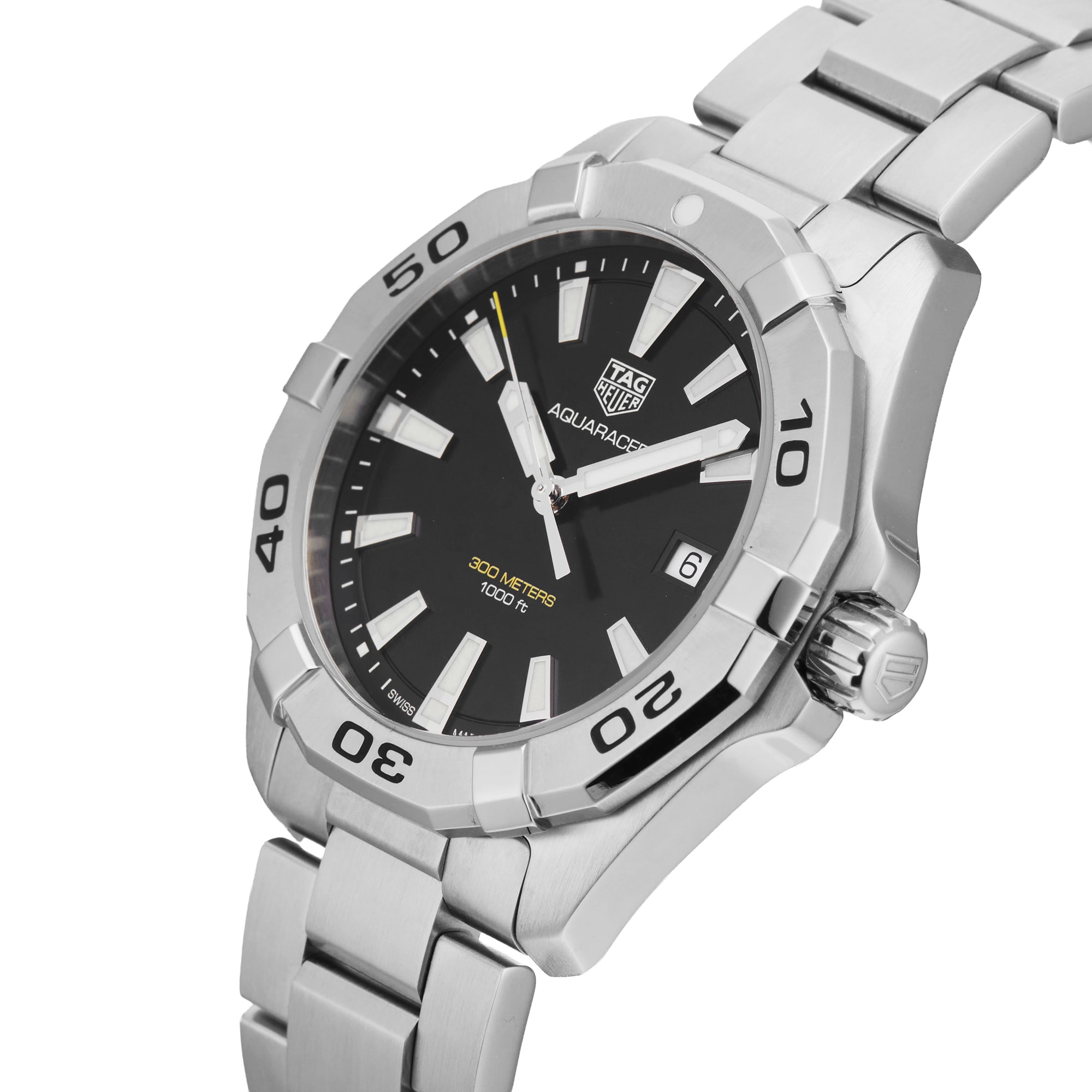 Pre-Owned TAG Heuer Aquaracer 41mm Stainless Steel Pre-Owned TAG Heuer Aquaracer 41mm Stainless Steel