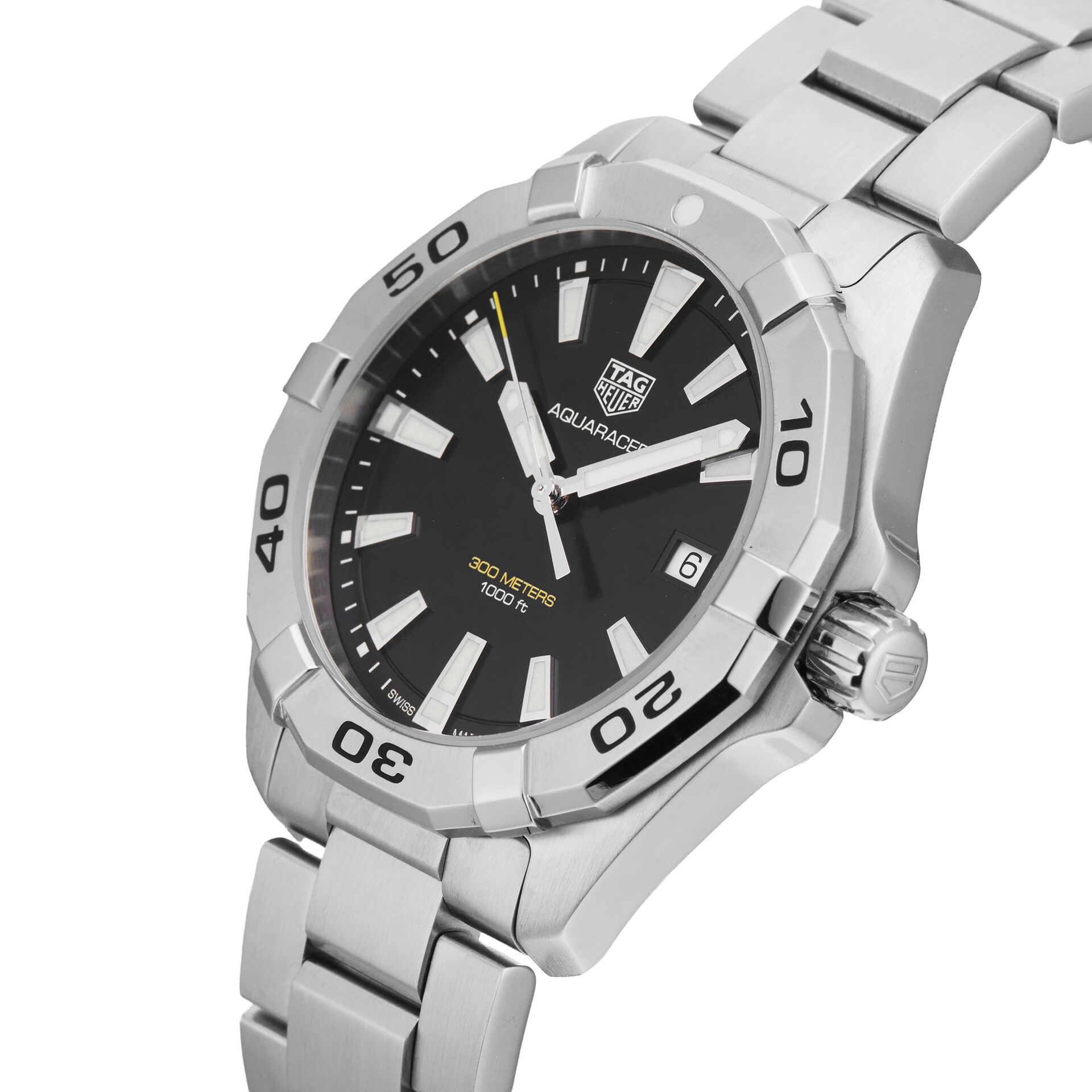 Pre-Owned TAG Heuer Aquaracer 41mm Stainless Steel Pre-Owned TAG Heuer Aquaracer 41mm Stainless Steel