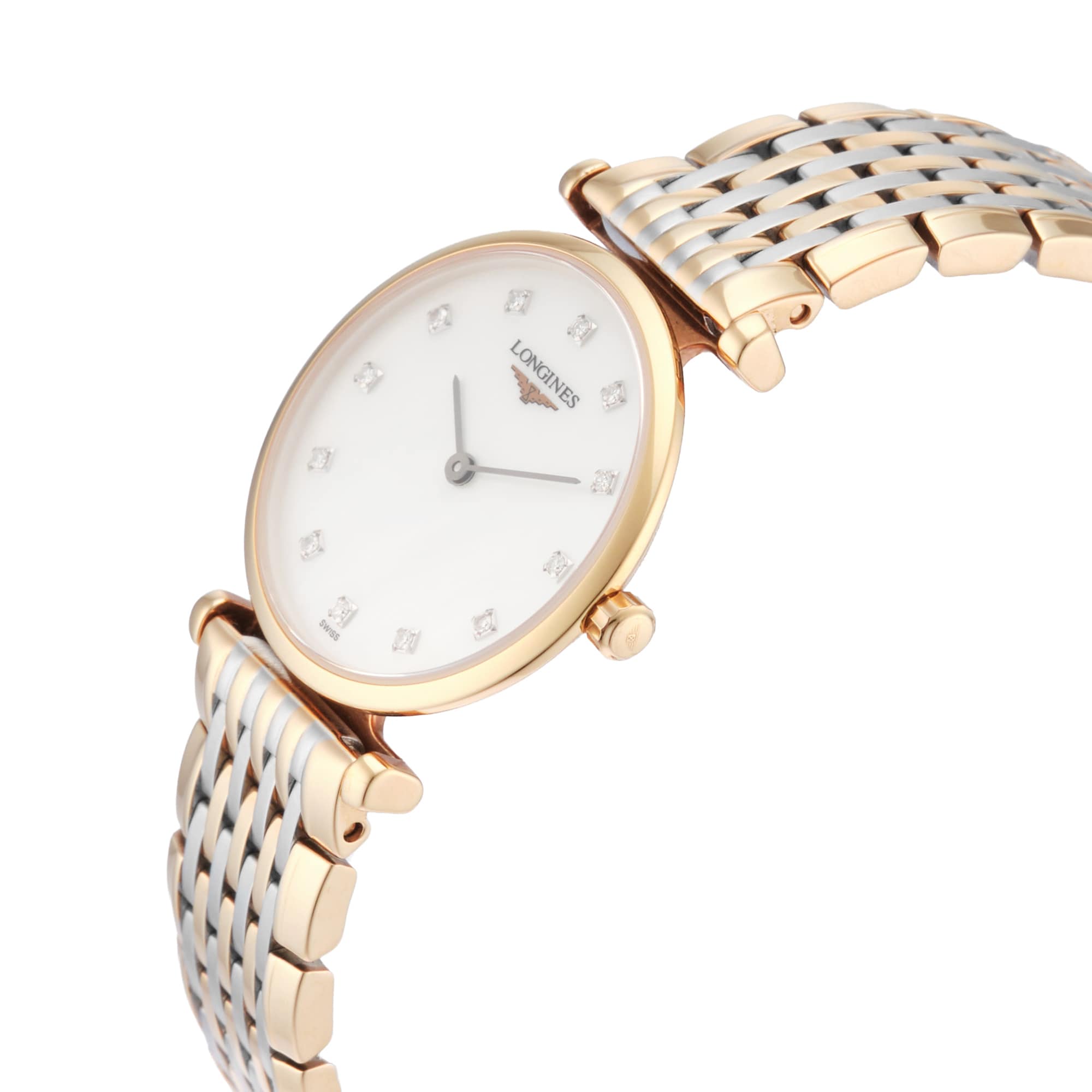 Pre-Owned Longines La Grande Classique De 24mm Stainless Steel and Rose Gold PVD