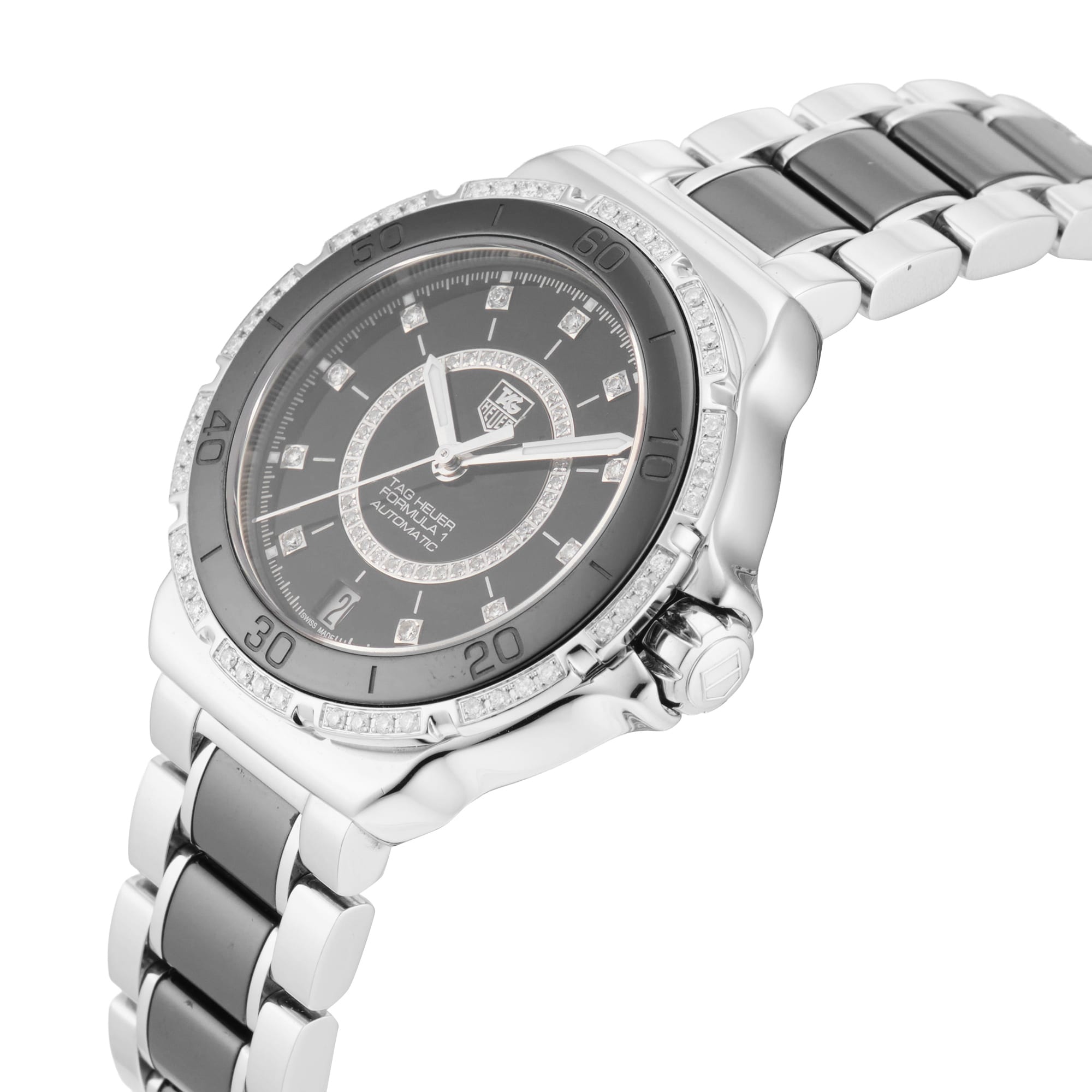 Pre-Owned TAG Heuer Formula 1 37mm Stainless Steel and Ceramic