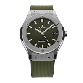 Pre-Owned Hublot Classic Fusion Green 45mm Titanium