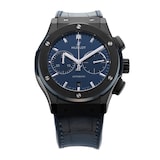 Pre-Owned Hublot Classic Fusion Blue Chronograph 45mm Ceramic