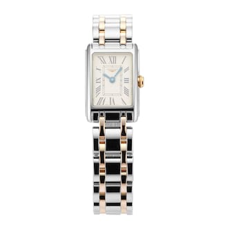 Pre-Owned Longines Dolcevita 17.7cm Stainless Steel and Rose Gold
