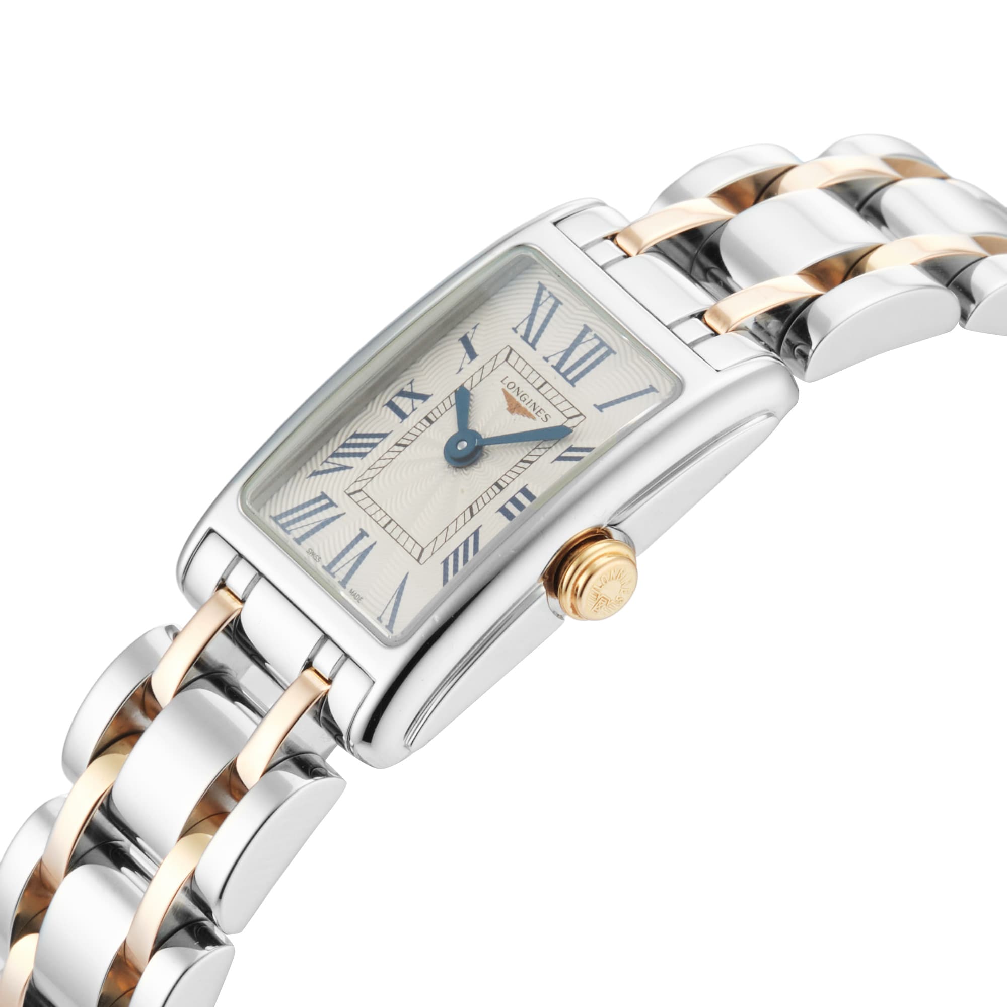 Pre-Owned Longines Dolcevita 17.7cm Stainless Steel and Rose Gold