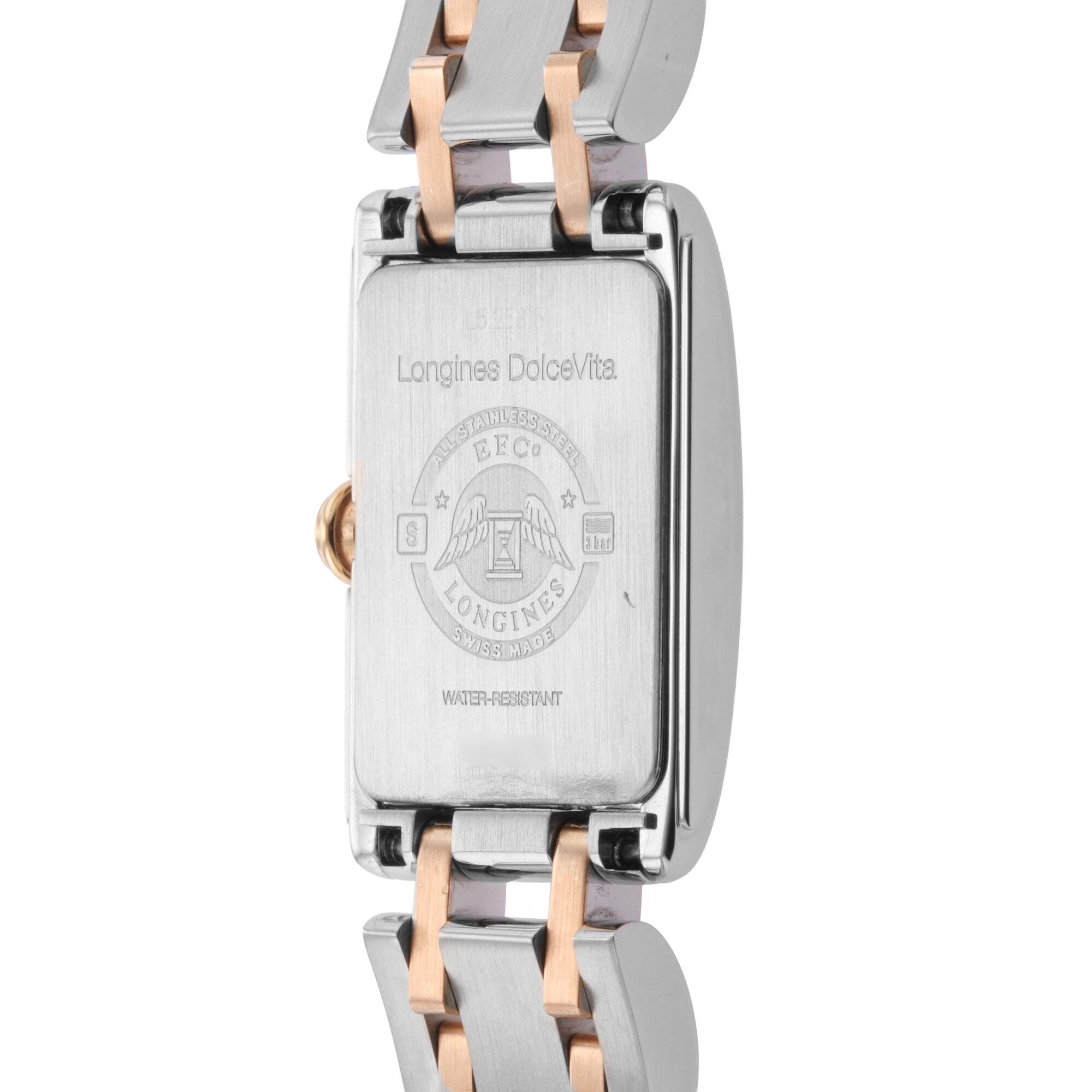 Pre-Owned Longines Dolcevita 17.7cm Stainless Steel and Rose Gold Pre-Owned Longines Dolcevita 17.7cm Stainless Steel and Rose Gold