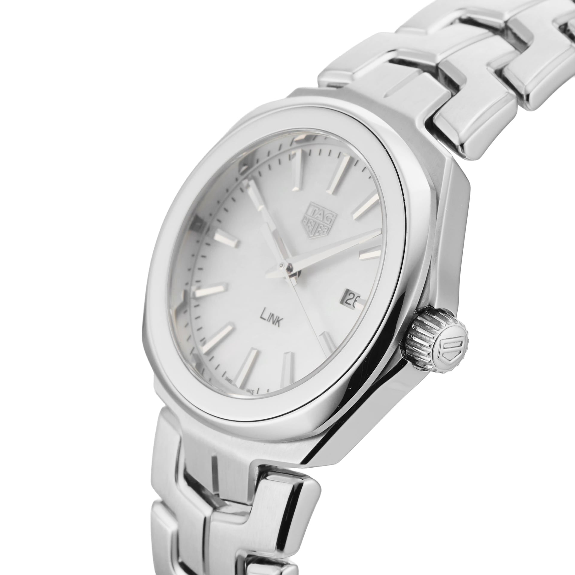 Pre-Owned TAG Heuer Link Date Quartz 32mm Stainless Steel Pre-Owned TAG Heuer Link Date Quartz 32mm Stainless Steel