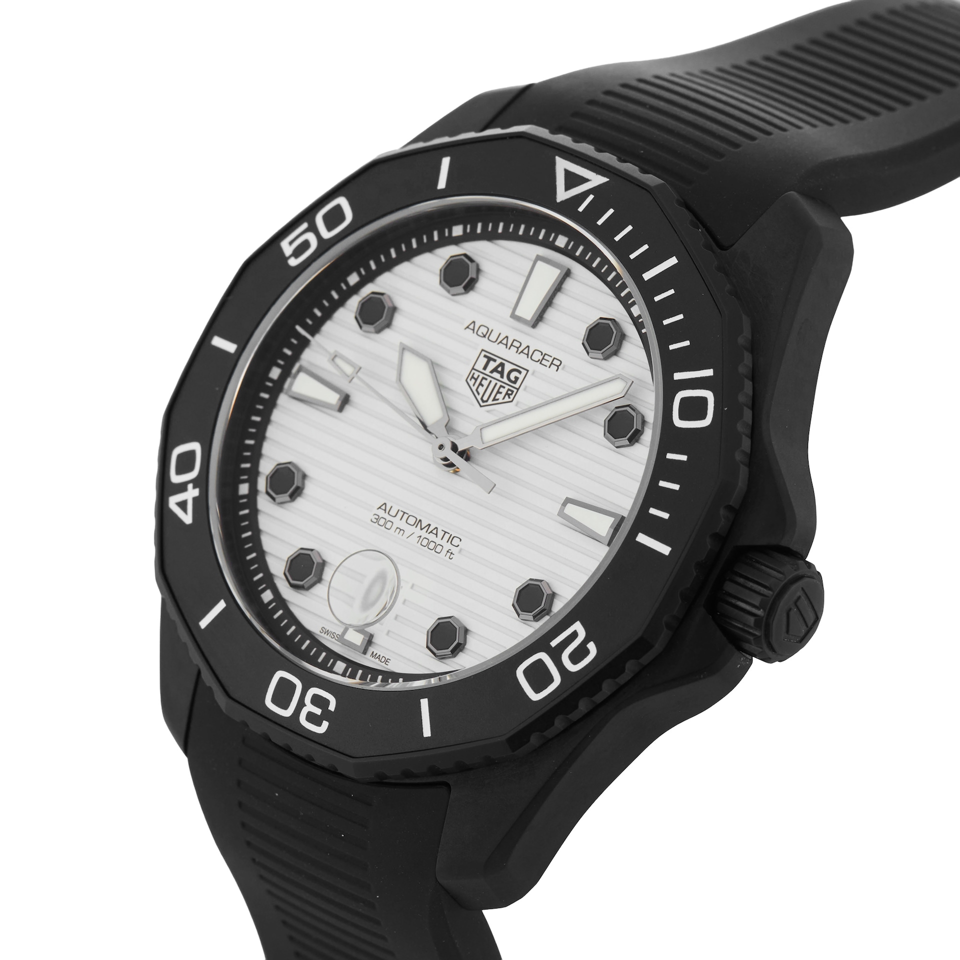 Pre-Owned TAG Heuer Aquaracer Professional 300 Date 43mm Stainless Steel WBP201D.FT6197