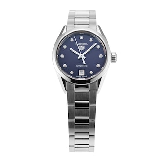 Pre-Owned TAG Heuer Carrera Date Automatic 29mm Stainless Steel Pre-Owned TAG Heuer Carrera Date Automatic 29mm Stainless Steel