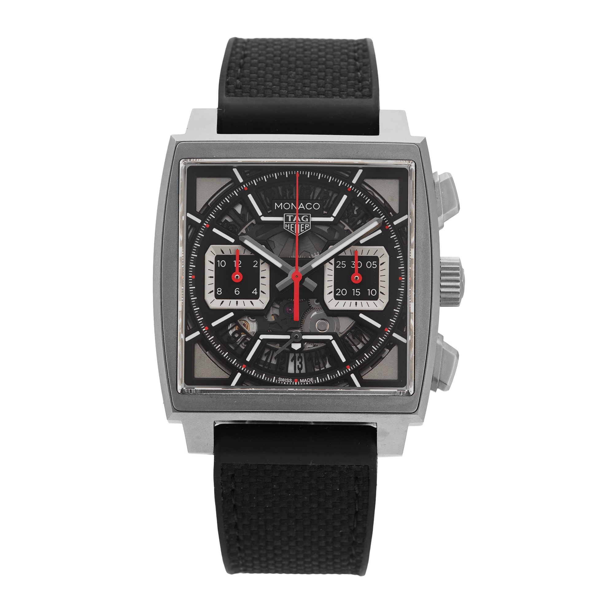 Pre-Owned TAG Heuer Monaco Chronograph 39mm Titanium Pre-Owned TAG Heuer Monaco Chronograph 39mm Titanium
