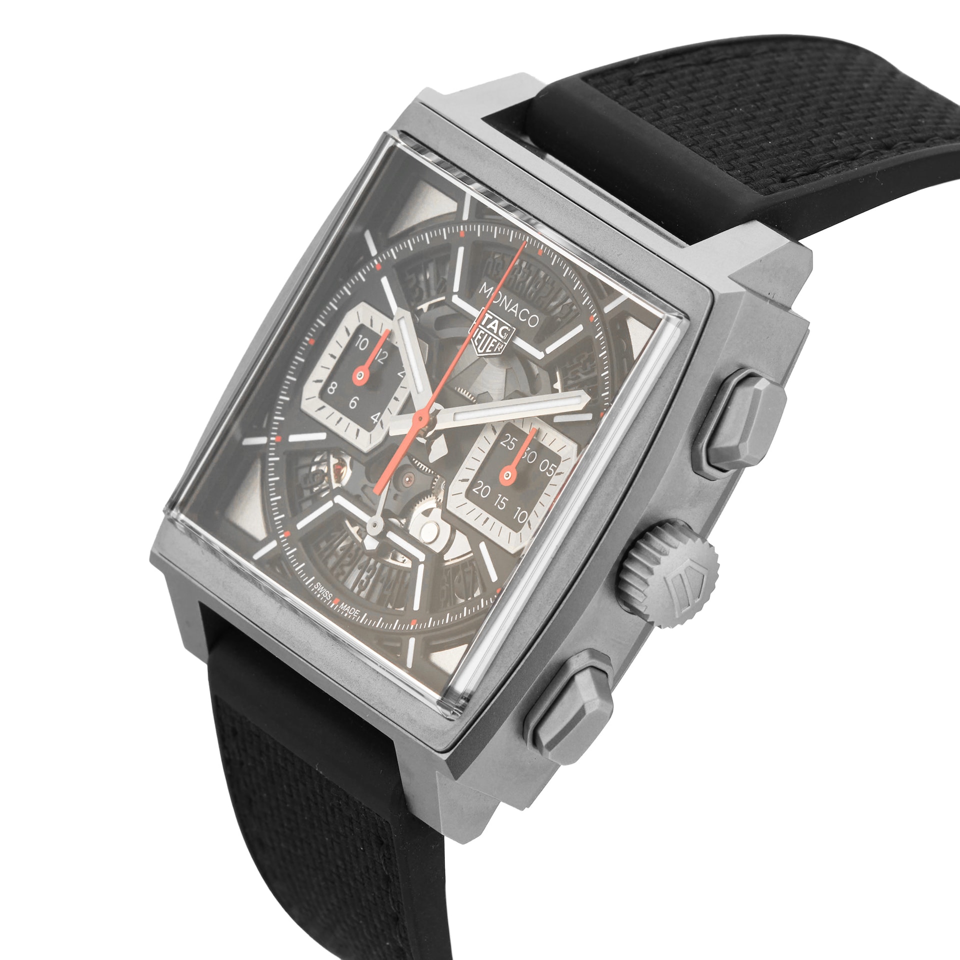 Pre-Owned TAG Heuer Monaco Chronograph 39mm Titanium Pre-Owned TAG Heuer Monaco Chronograph 39mm Titanium