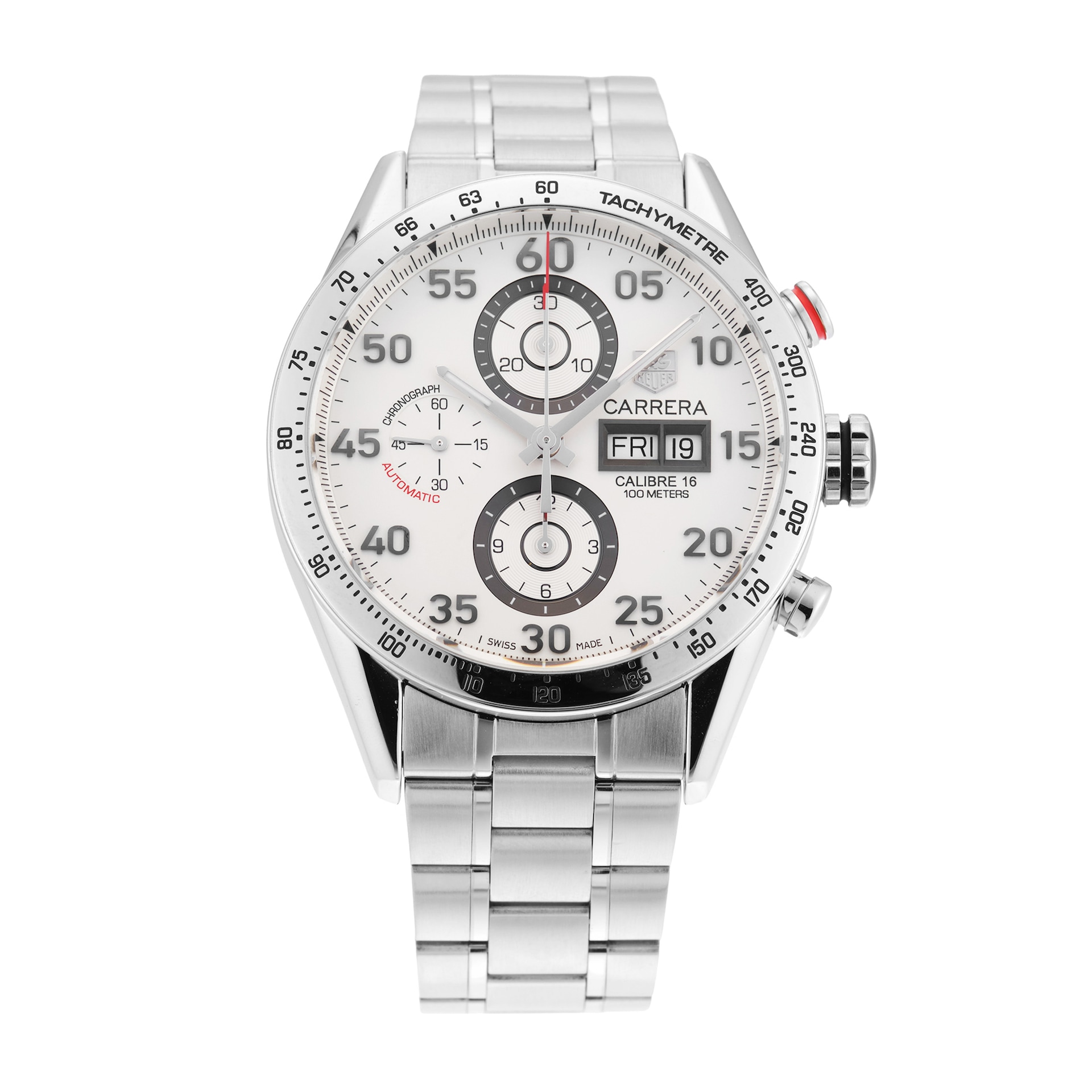 Pre-Owned TAG Heuer Carrera Calibre 16 43mm Stainless Steel Pre-Owned TAG Heuer Carrera Calibre 16 43mm Stainless Steel