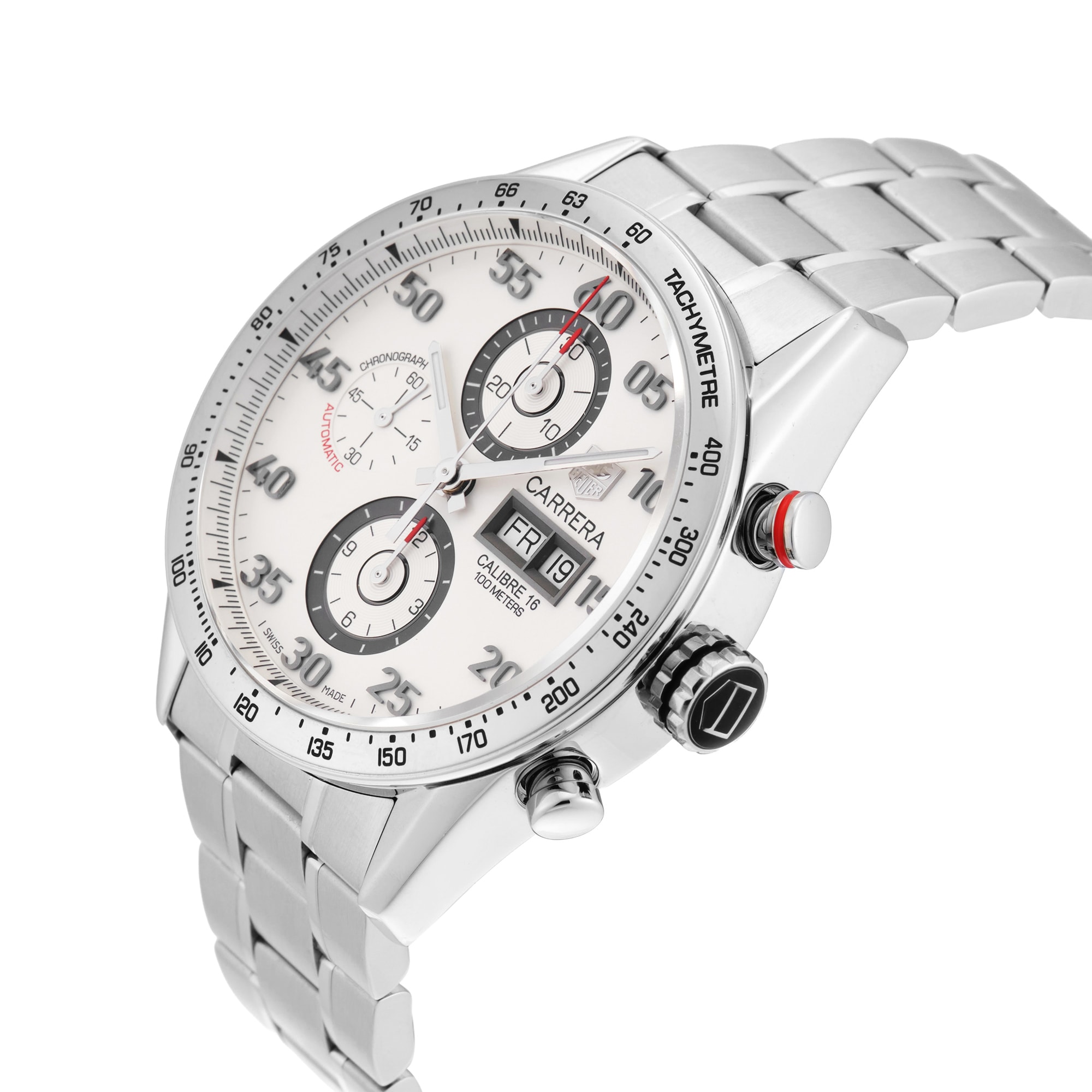 Pre-Owned TAG Heuer Carrera Calibre 16 43mm Stainless Steel