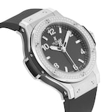 Pre-Owned Hublot Big Bang Original Steel Diamonds 38mm Stainless Steel