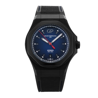 Pre-Owned Girard Perregaux Laureato Absolute 44mm Titanium PVD 81070-21-491-FH6A Pre-Owned Girard Perregaux Laureato Absolute 44mm Titanium PVD 81070-21-491-FH6A