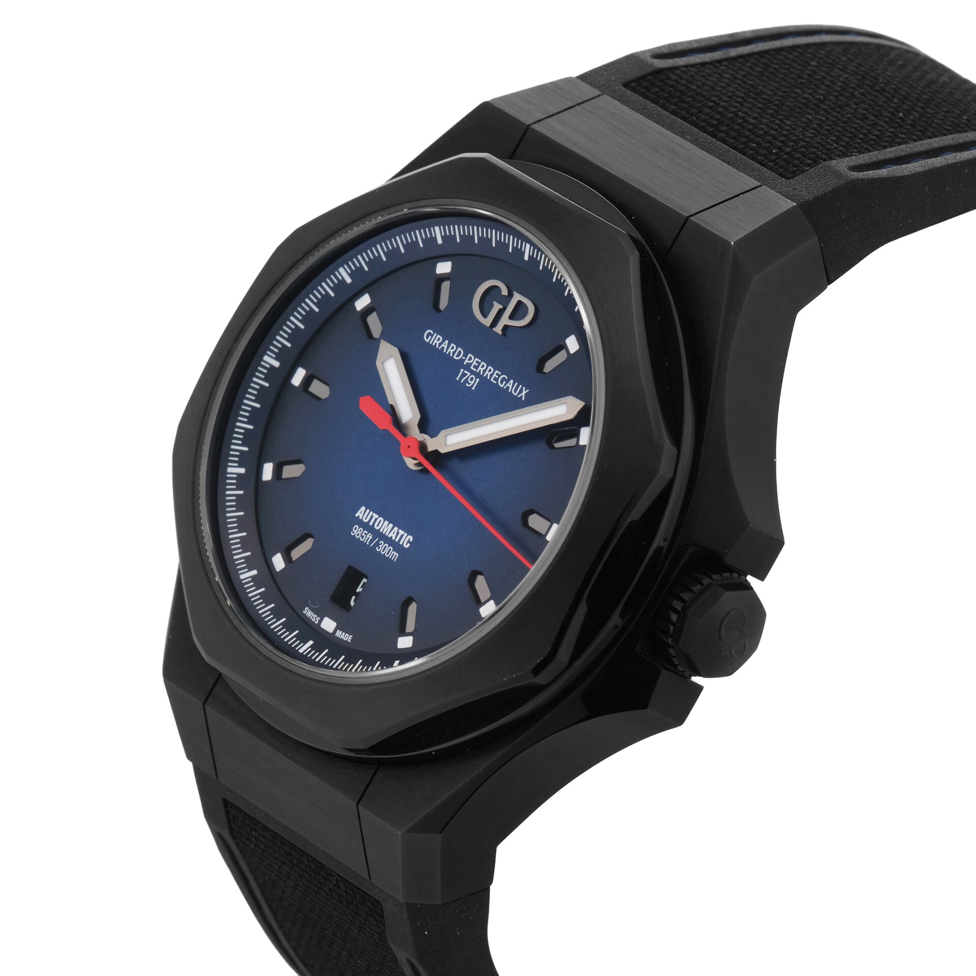 Pre-Owned Girard Perregaux Laureato Absolute 44mm Titanium PVD