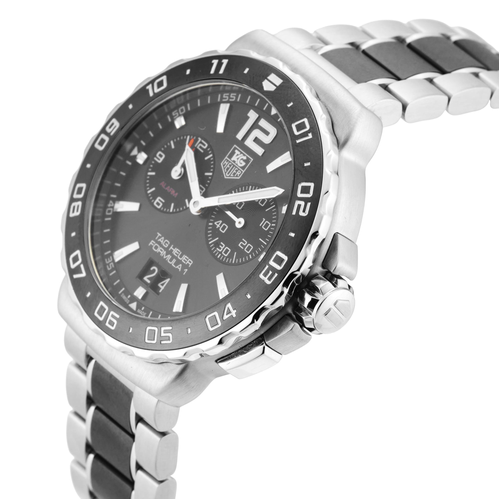 Pre-Owned TAG Heuer Formula 1 Alarm 42mm Stainless Steel Pre-Owned TAG Heuer Formula 1 Alarm 42mm Stainless Steel