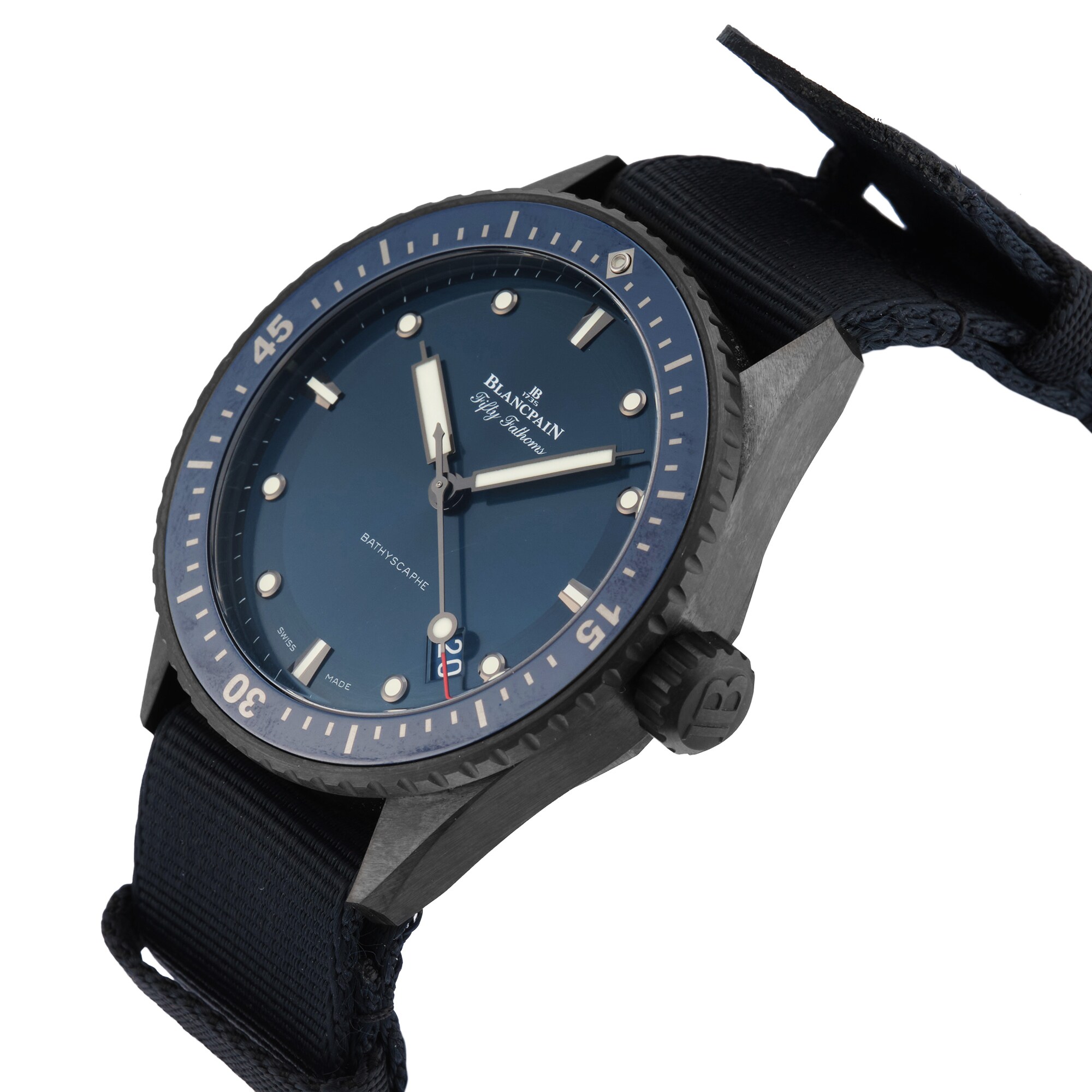 Pre-Owned Blancpain Bathyscaphe 43.6mm Ceramic