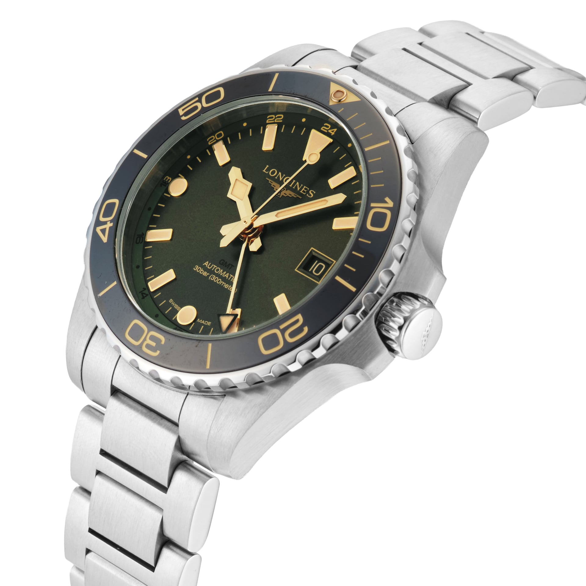 Pre-Owned Longines Hydroconquest GMT 41mm Stainless Steel
