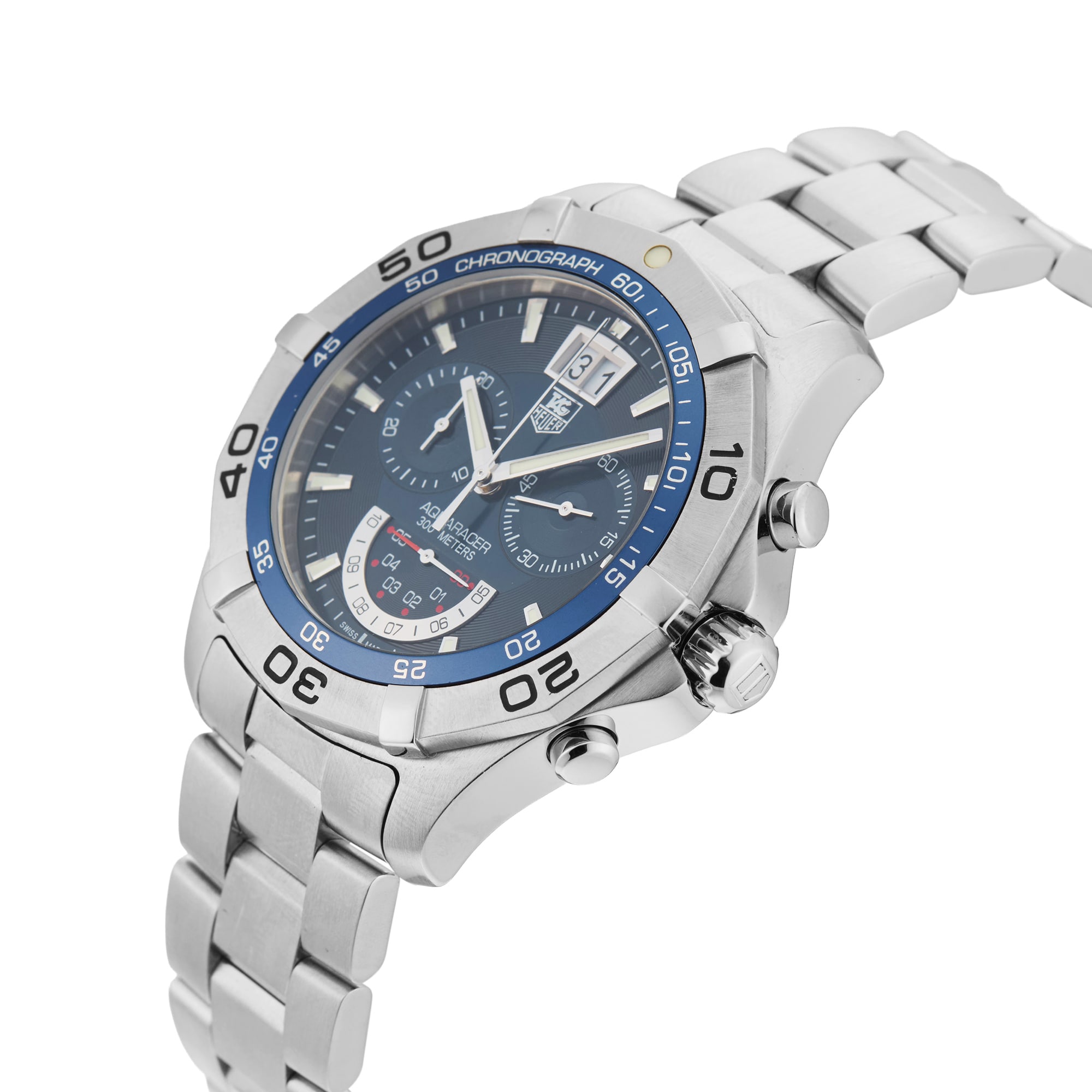 Pre-Owned TAG Heuer Aquaracer Chronograph 43mm Stainless Steel