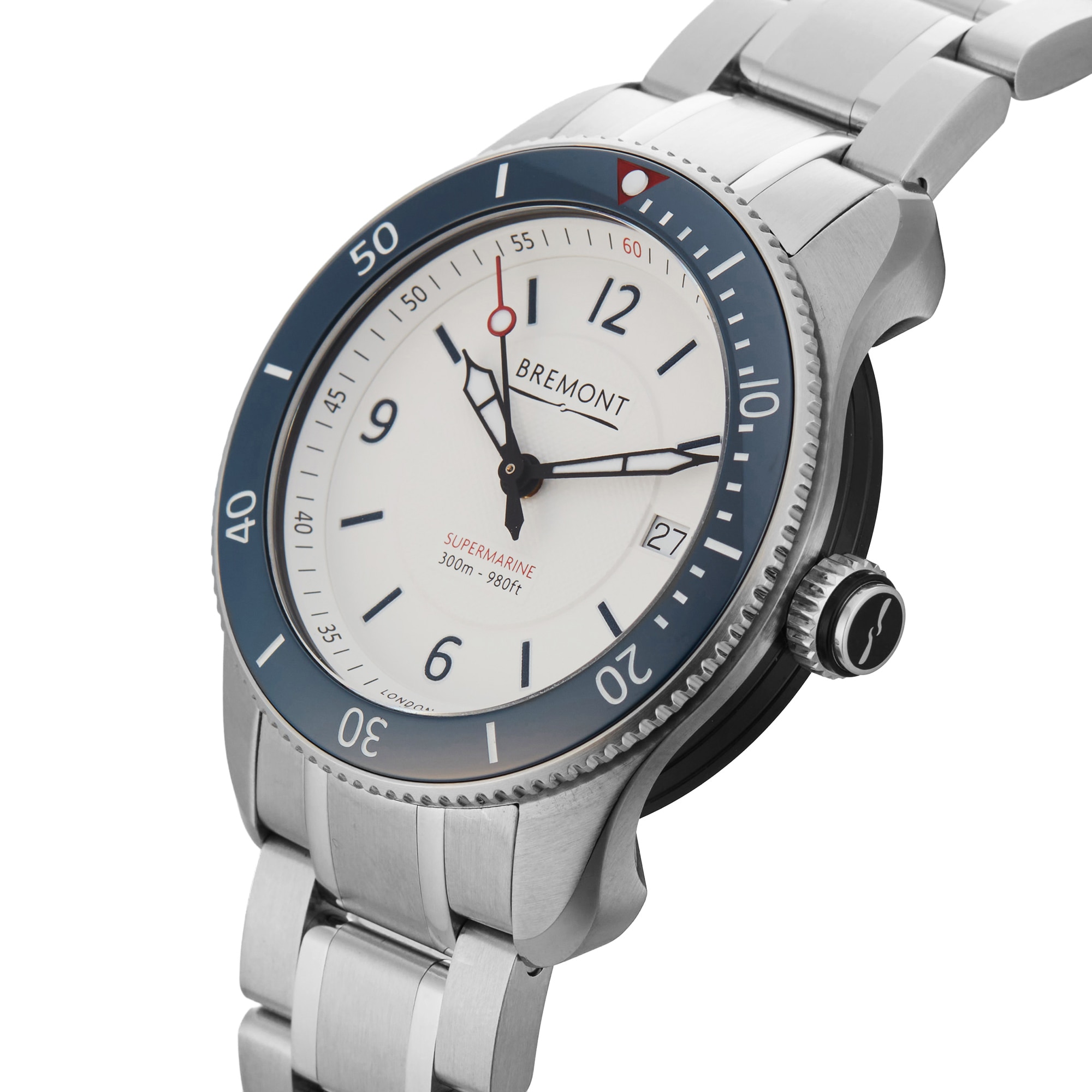 Pre-Owned Bremont Supermarine S300 40mm Stainless Steel