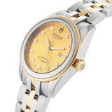 Pre-Owned Tudor Glamour Date 31mm Stainless Steel and Yellow Gold