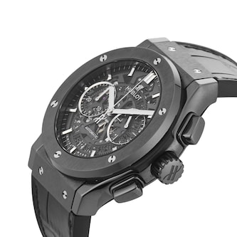 Pre-Owned Hublot Classic Fusion Aerofusion Black Magic Chronograph 45mm Ceramic